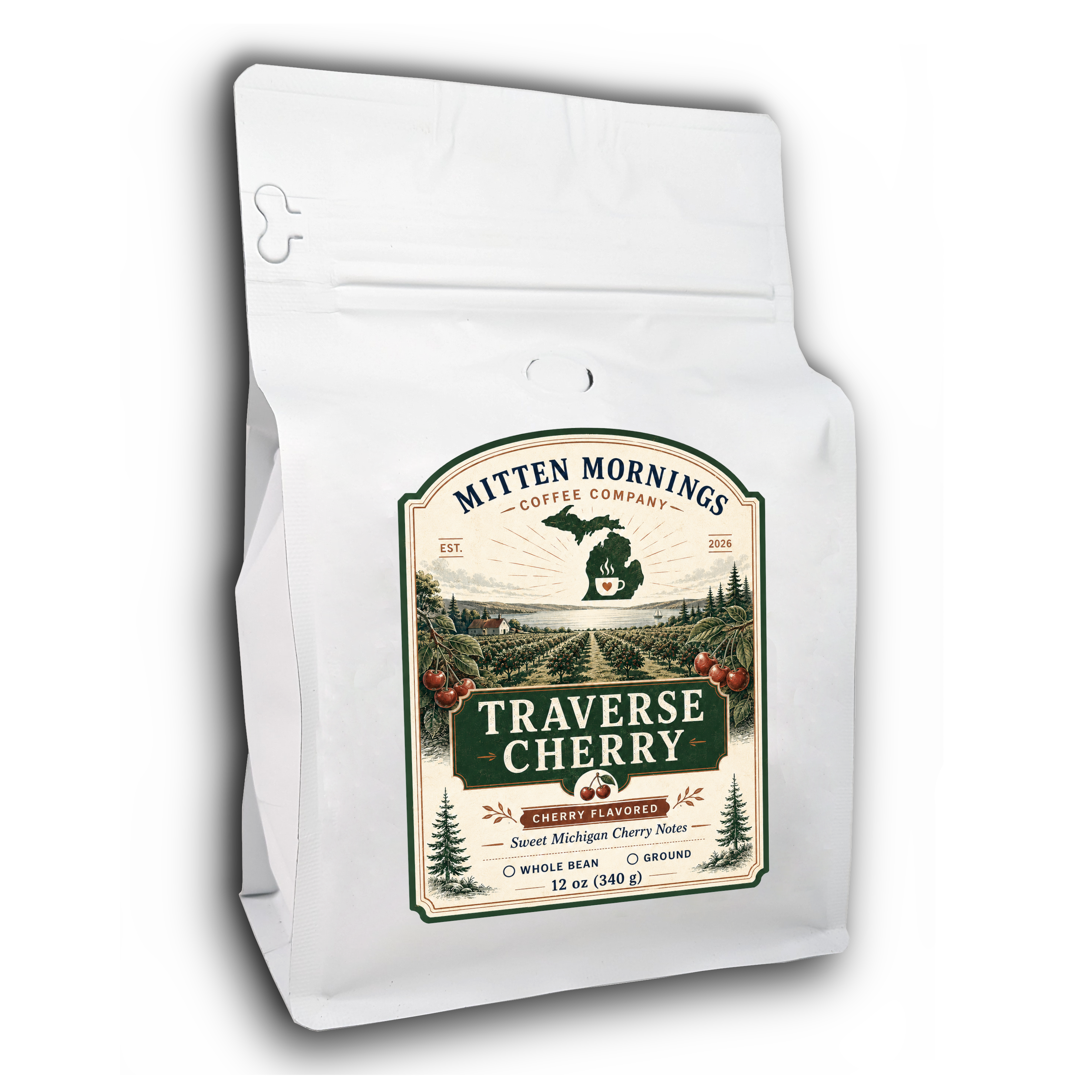 Mitten Mornings Coffee Co - Traverse Cherry