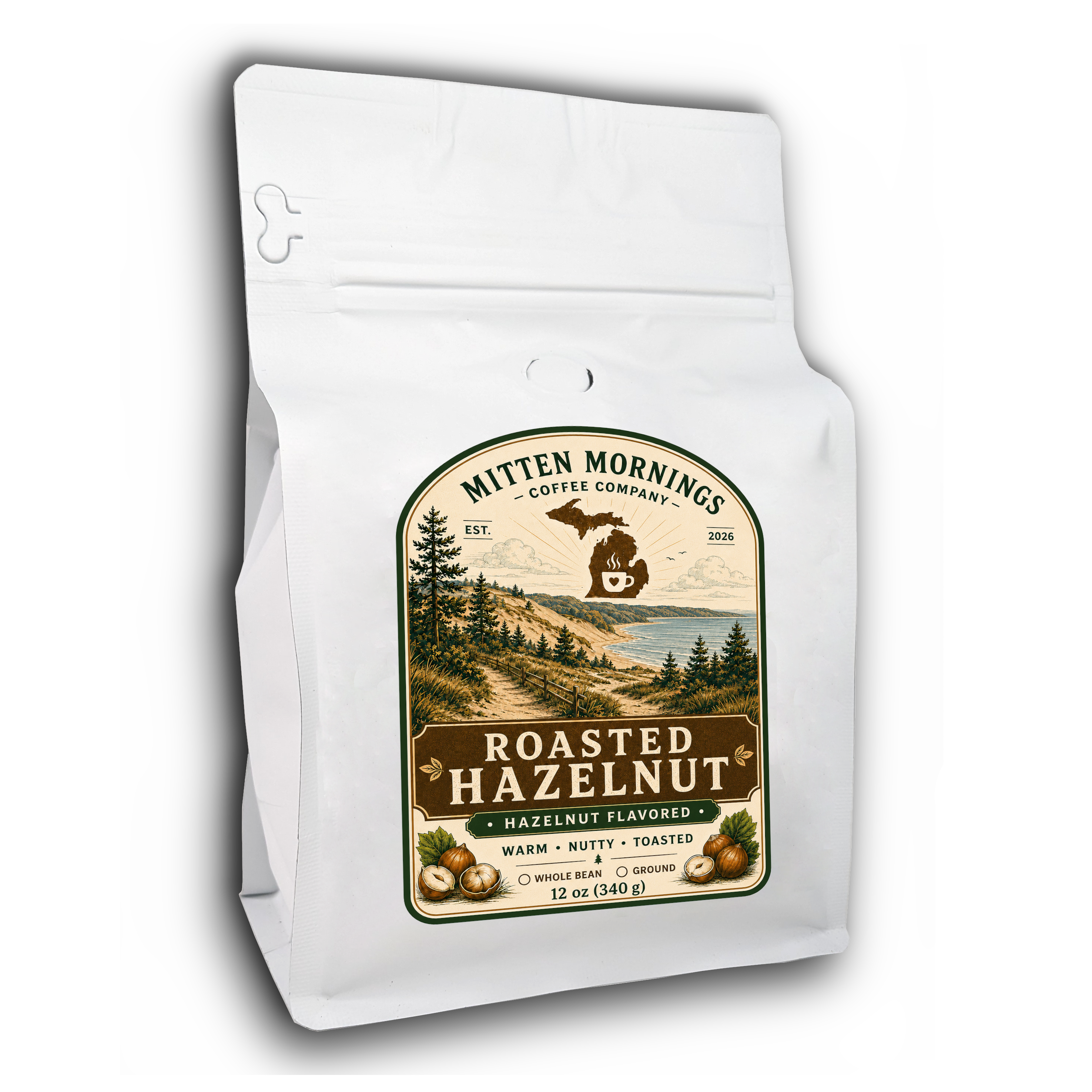 Mitten Mornings Coffee Co - Roasted Hazelnut
